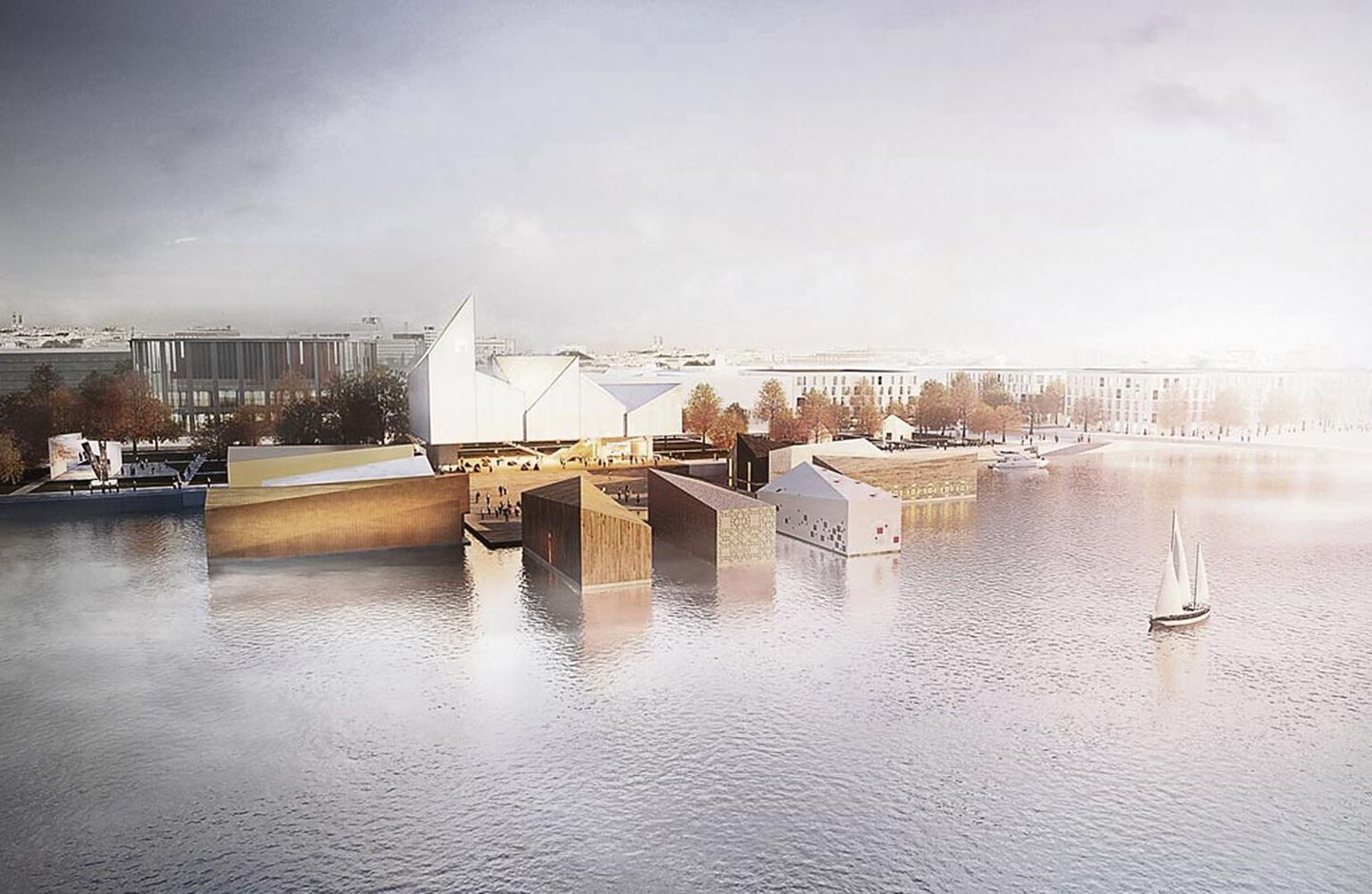 2013. aasta arhitektuurivõistlusel Läänemere kunstisadamale parima ruumilahenduse loomiseks osales 78 idee­kavandit 21 riigist, konkursi võitis Poola arhitektibüroo WXCA töö “KGAMMP”.