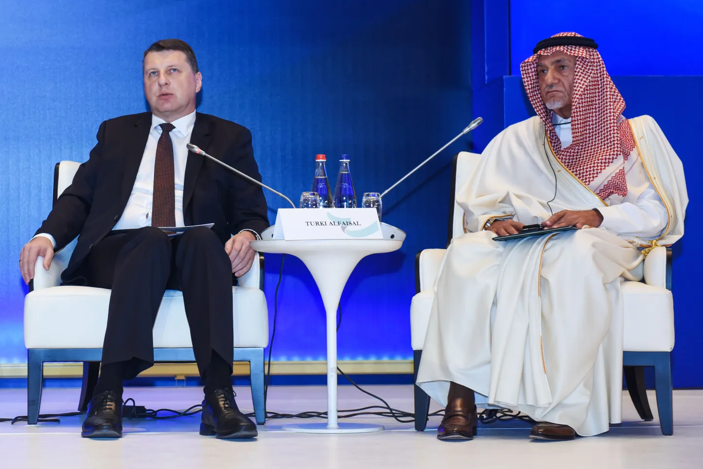 Läti president Raimonds Vejonis ja Saudi Araabia prints Turki bin Faisal Al Saud