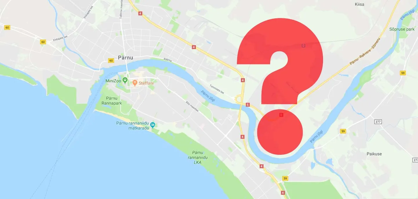 Miks teeb Pärnu jõgi enne merre suubumist imeliku jõnksu?