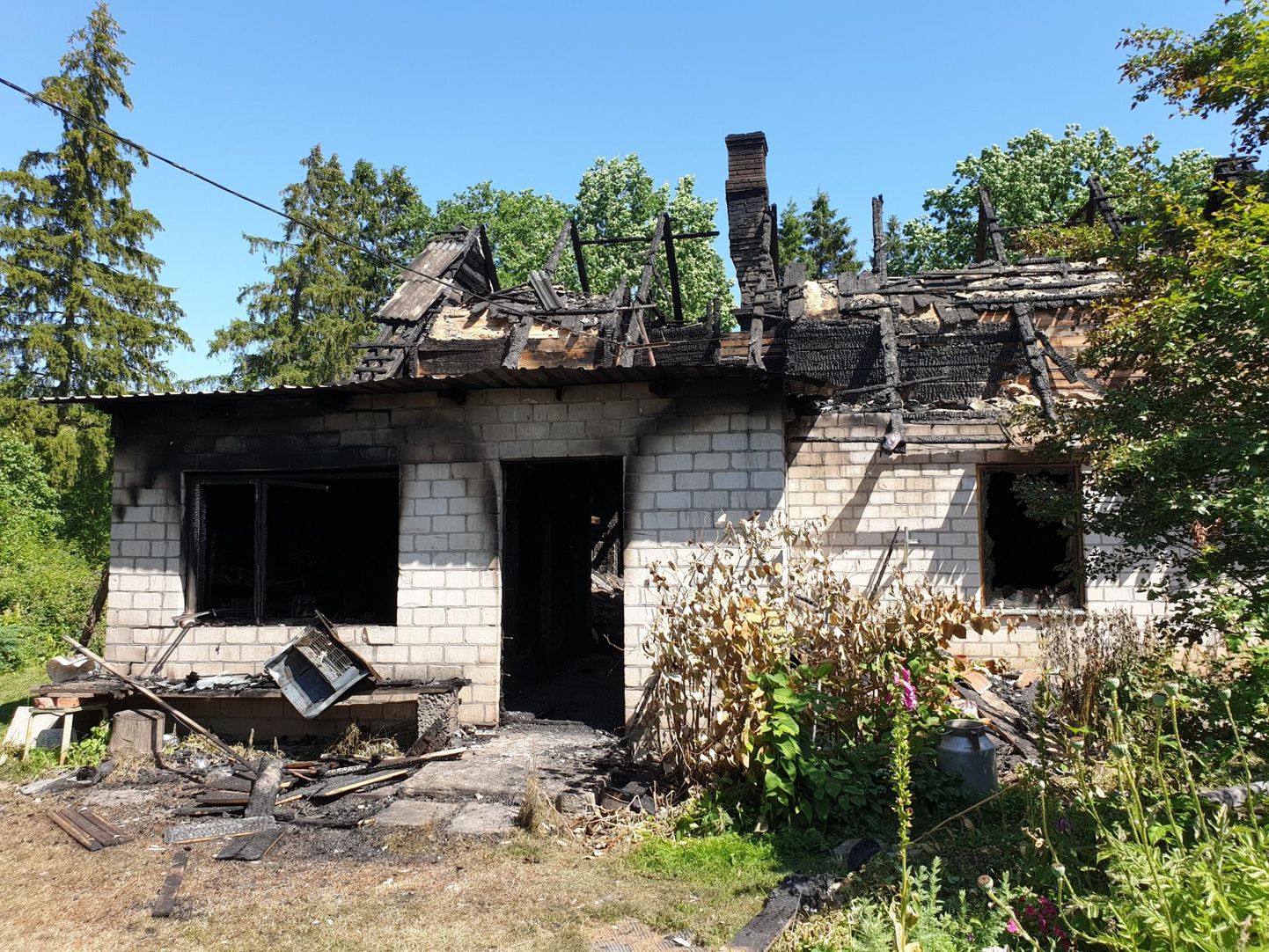 House fire that took the life of a 16-year-old-boy in Kükitaja village