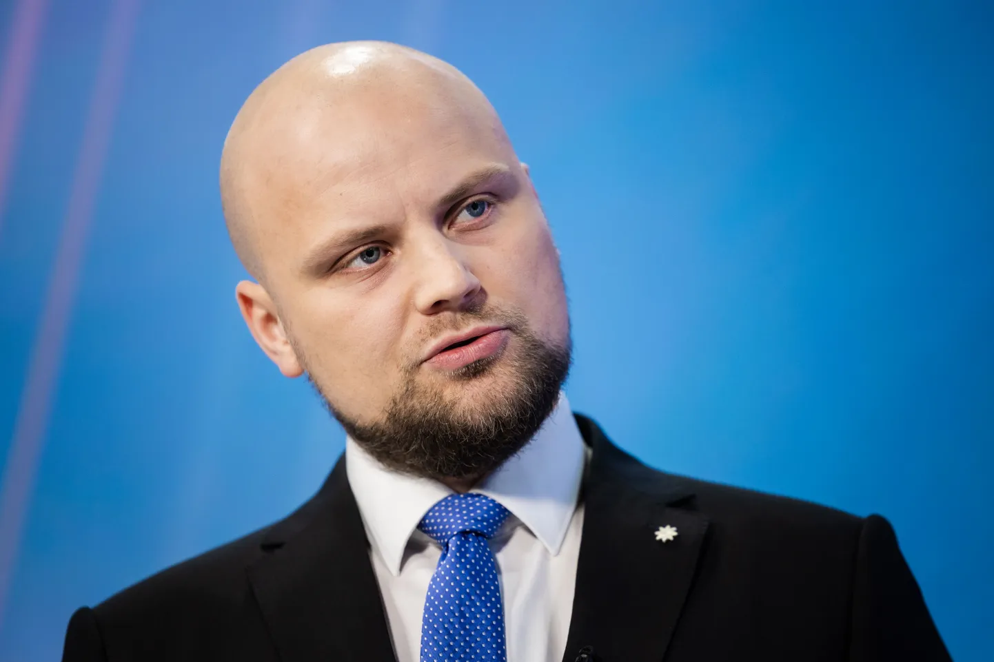 27.09.2024, Tallinn. «Otse Postimehest» stuudios on külaliseks abilinnapea Kristjan Järvan. Saatejuht Martin Mölder.