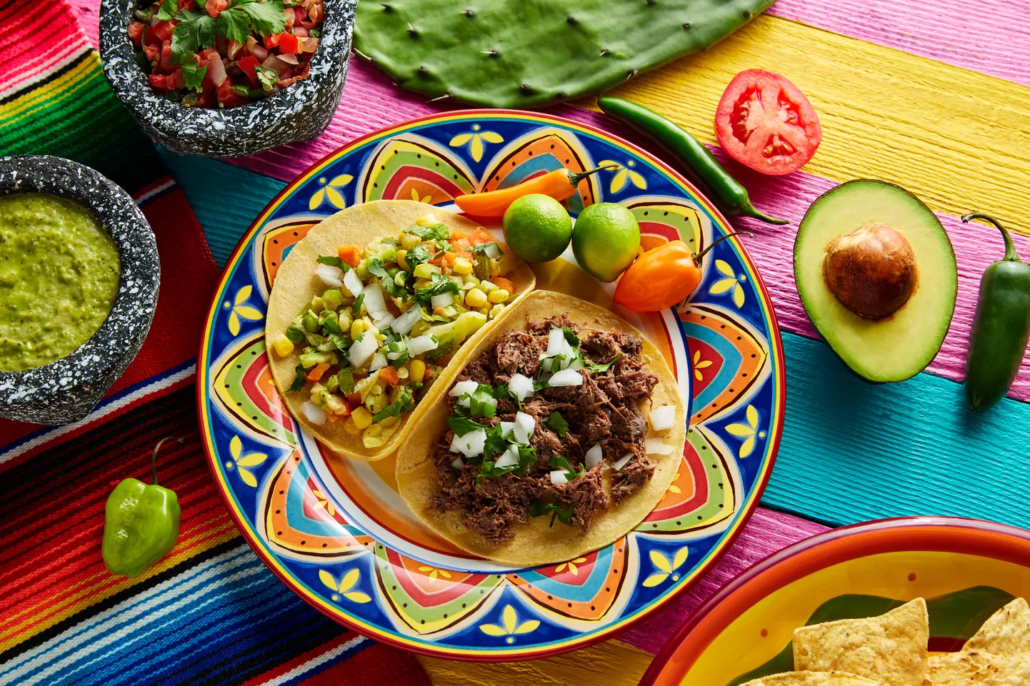 Traditsioonilised Mehhiko toidud on tervislikud.