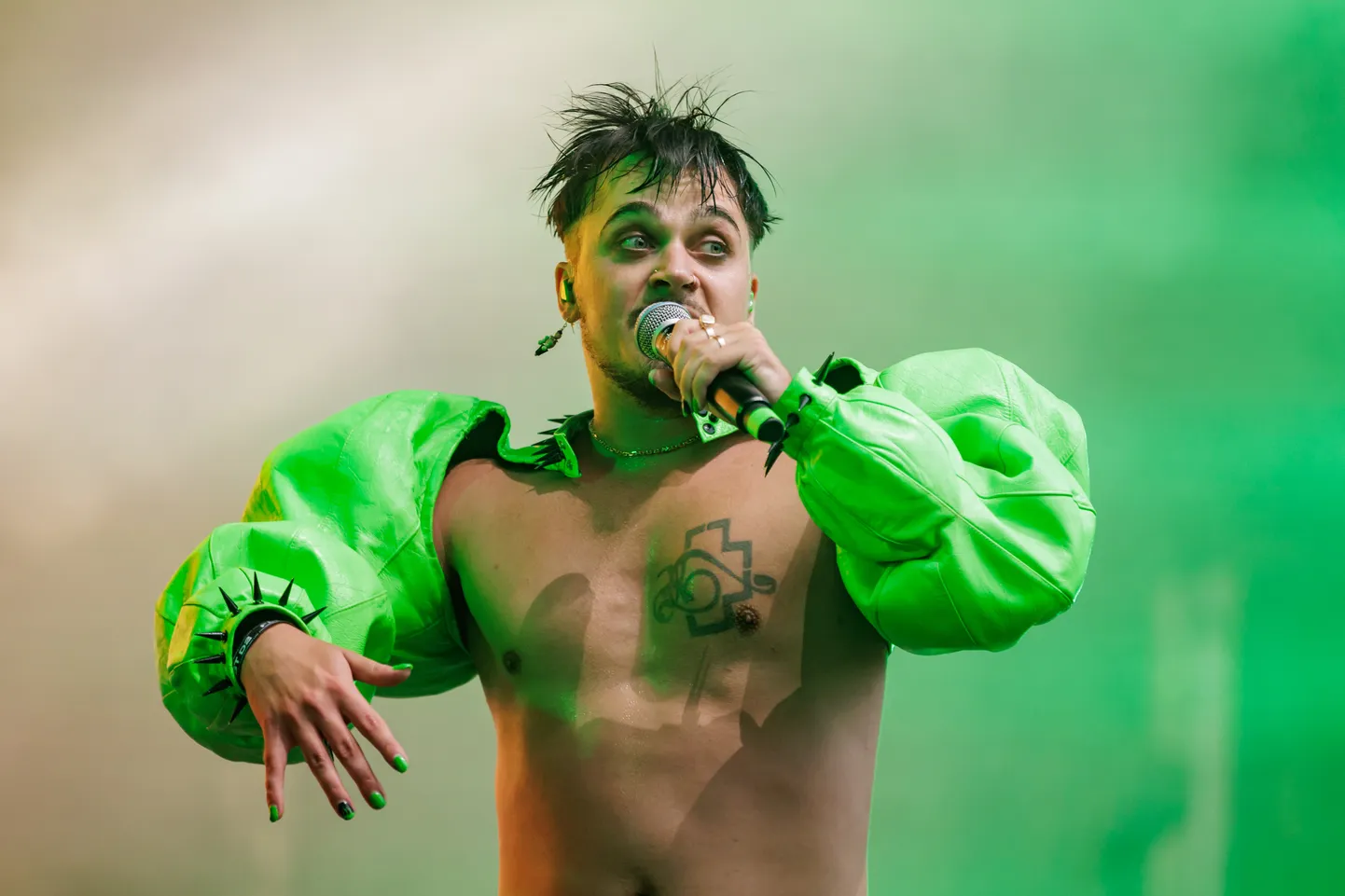 17.06.2023. Krulli kvartalis Flex Festil esines Soome eurolaulik Käärijä.