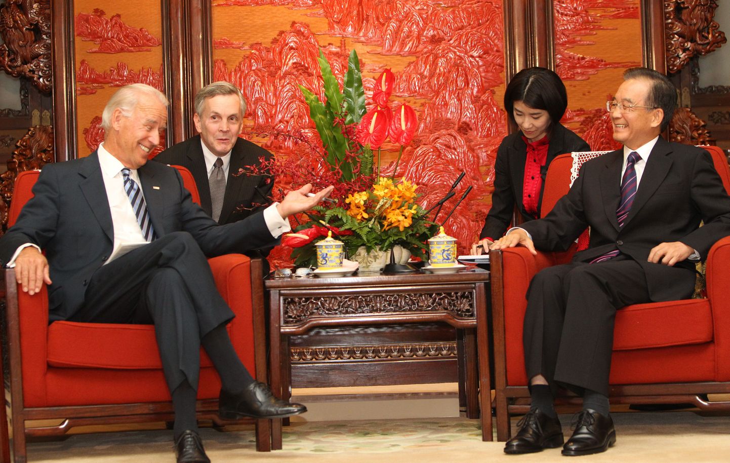 Joe Biden ja Wen Jiabao.