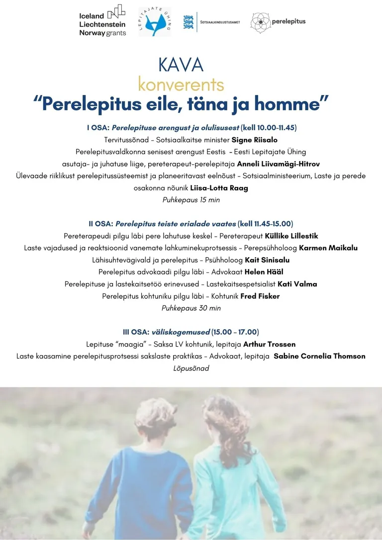 Veebikonverentsi kava.