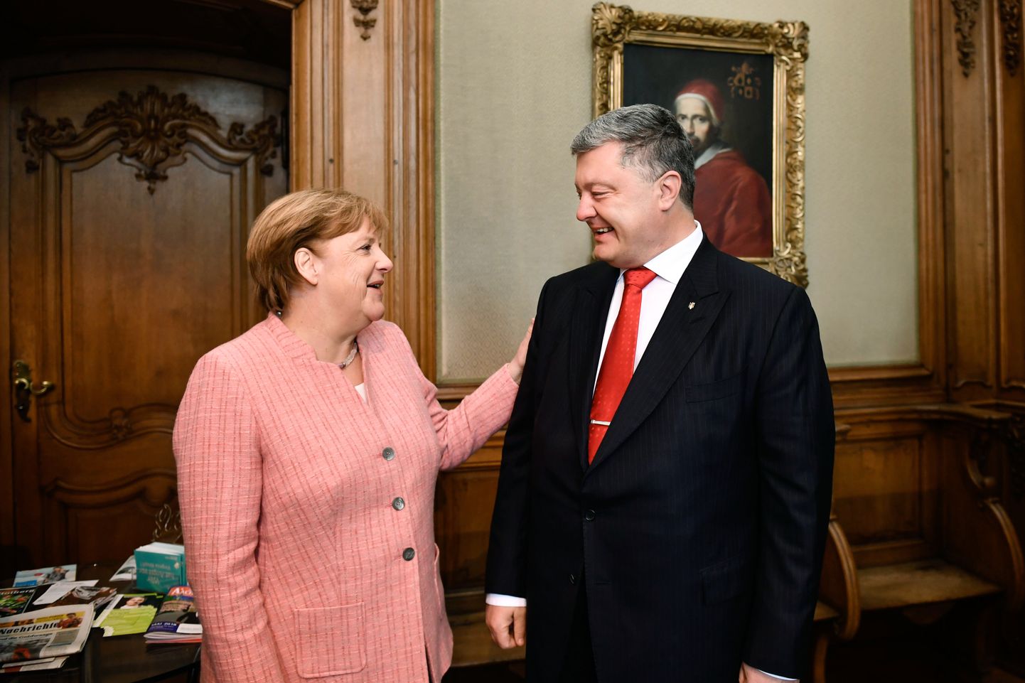 Angela Merkel ja Petro Porošenko.