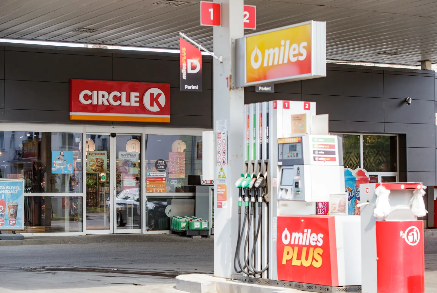 Circle K tankla.
