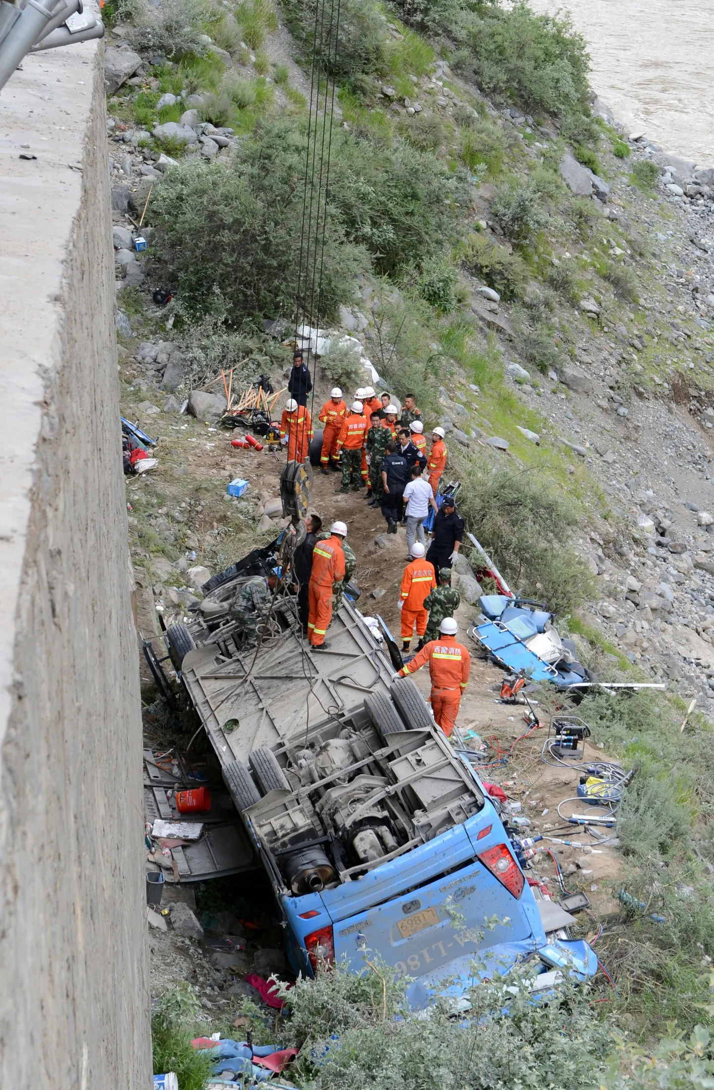 Bussiõnnetus Tiibetis