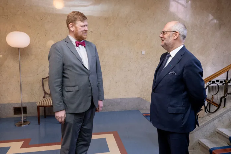President Alar Karis ja peaprokurör Andres Parmas.