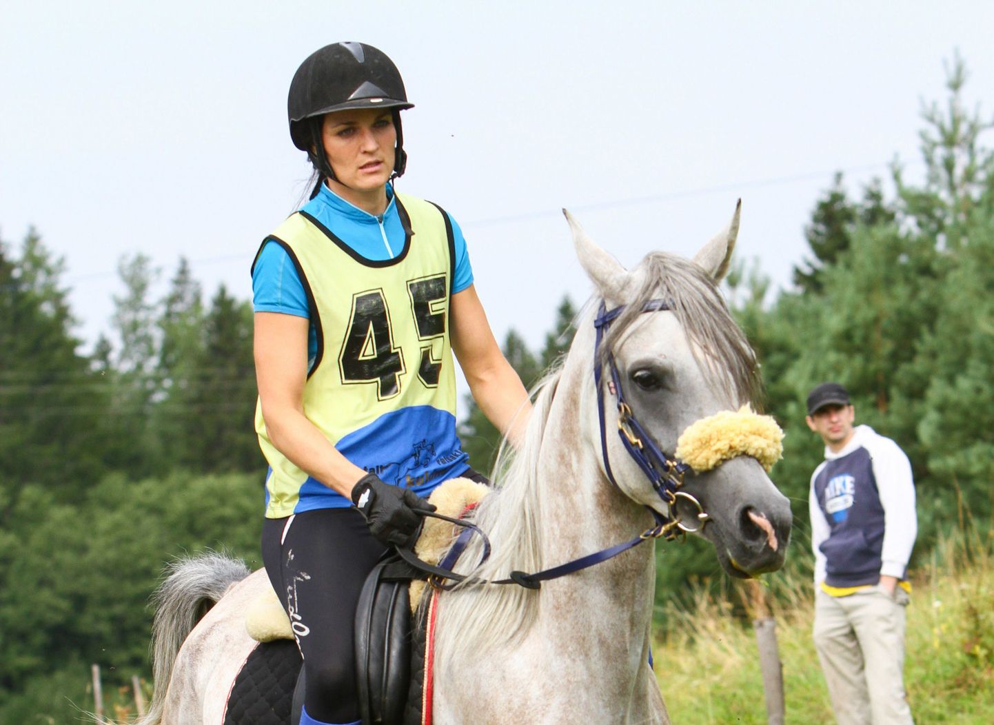 Soome meistrivõistlustel kestvusratsutamises läbis Eestist pärit sportlane Ines Beilmann-Lehtonen hobusel Vandah El Aryes raja kõige kiiremini