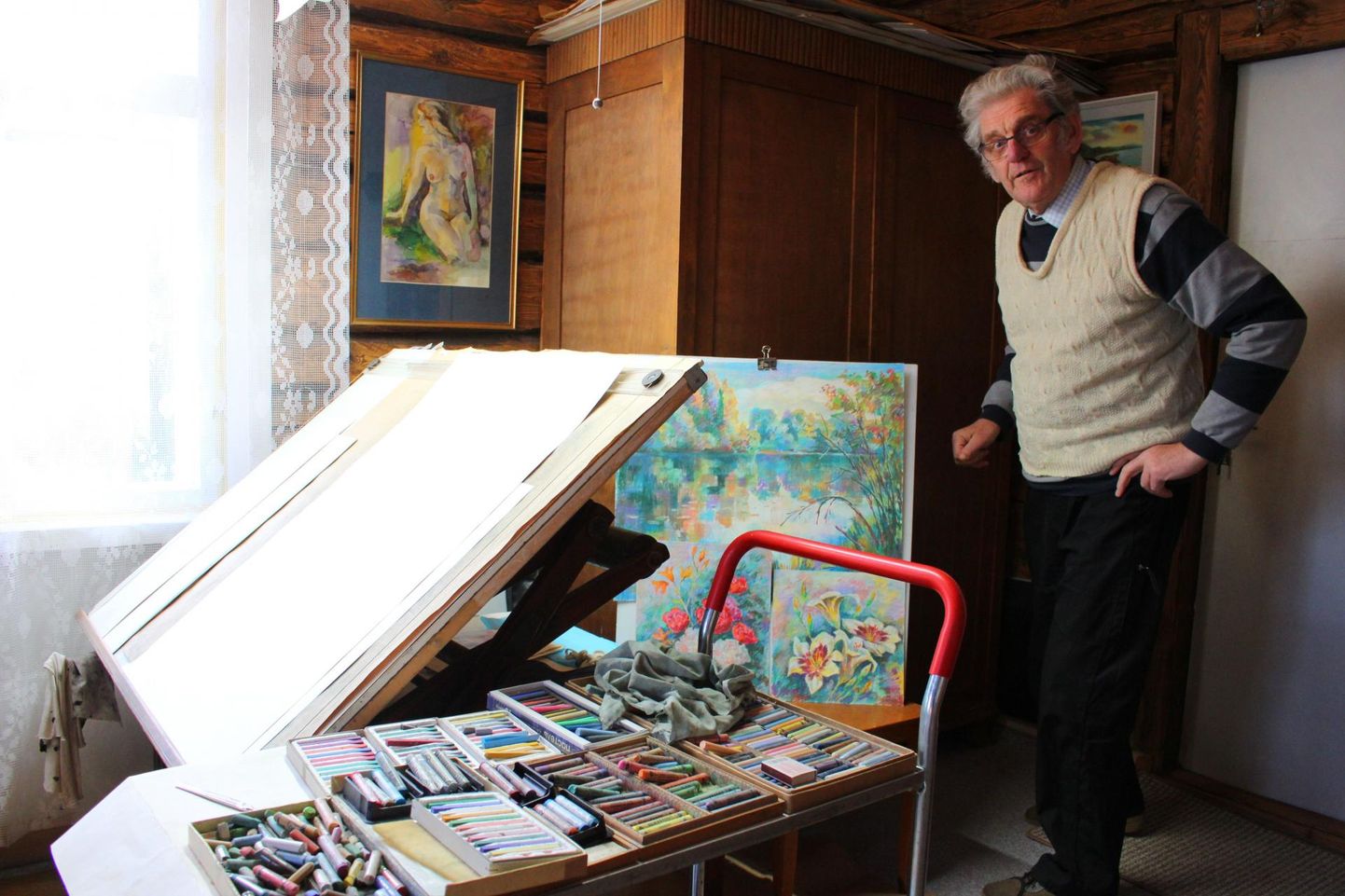 Peamiselt on Ruudi Treu kuulsust kogunud akvarellmaalidega. 