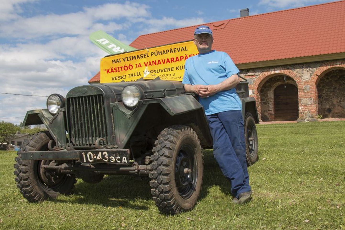 Veski talu peremees Aivo Jurak eksponeerib GAZ-67, mis pärineb 1943.  aastast. GAZ-e on tema kogus suisa viis.