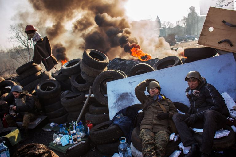 Protestijad ja barrikaadid 2014. aastal Kiievis