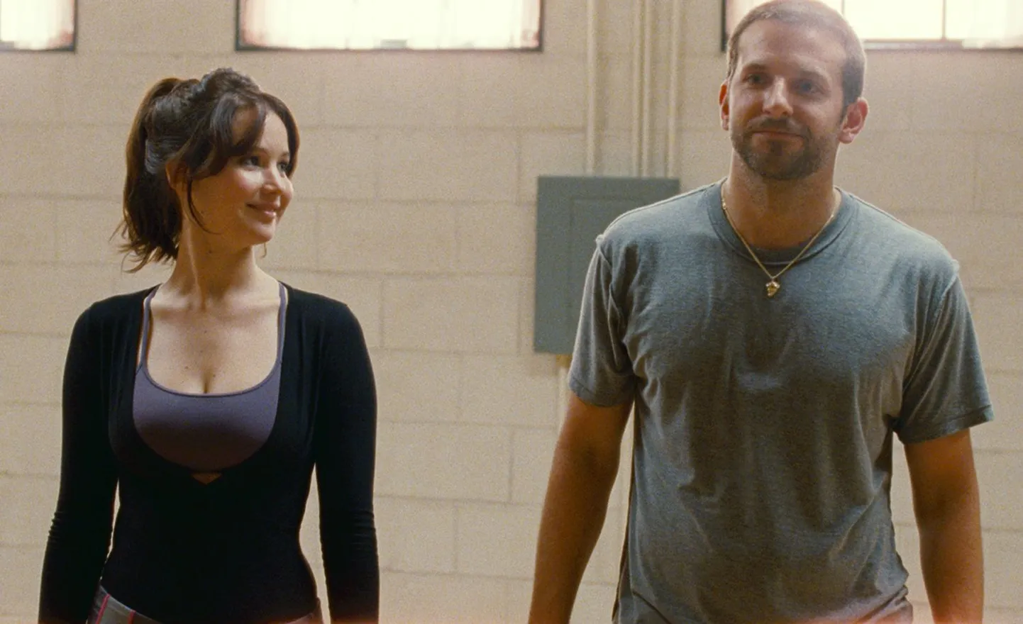 Jennifer Lawrence ja Bradley Cooper filmis "Silver Linings Playbook"
