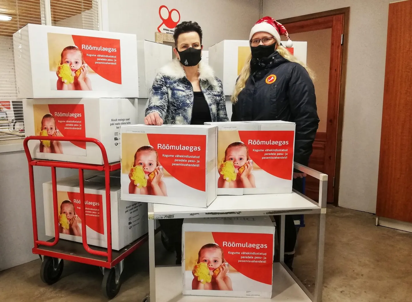 Sigrid Karon ja Kersti Suun-Deket kogutud annetustega.