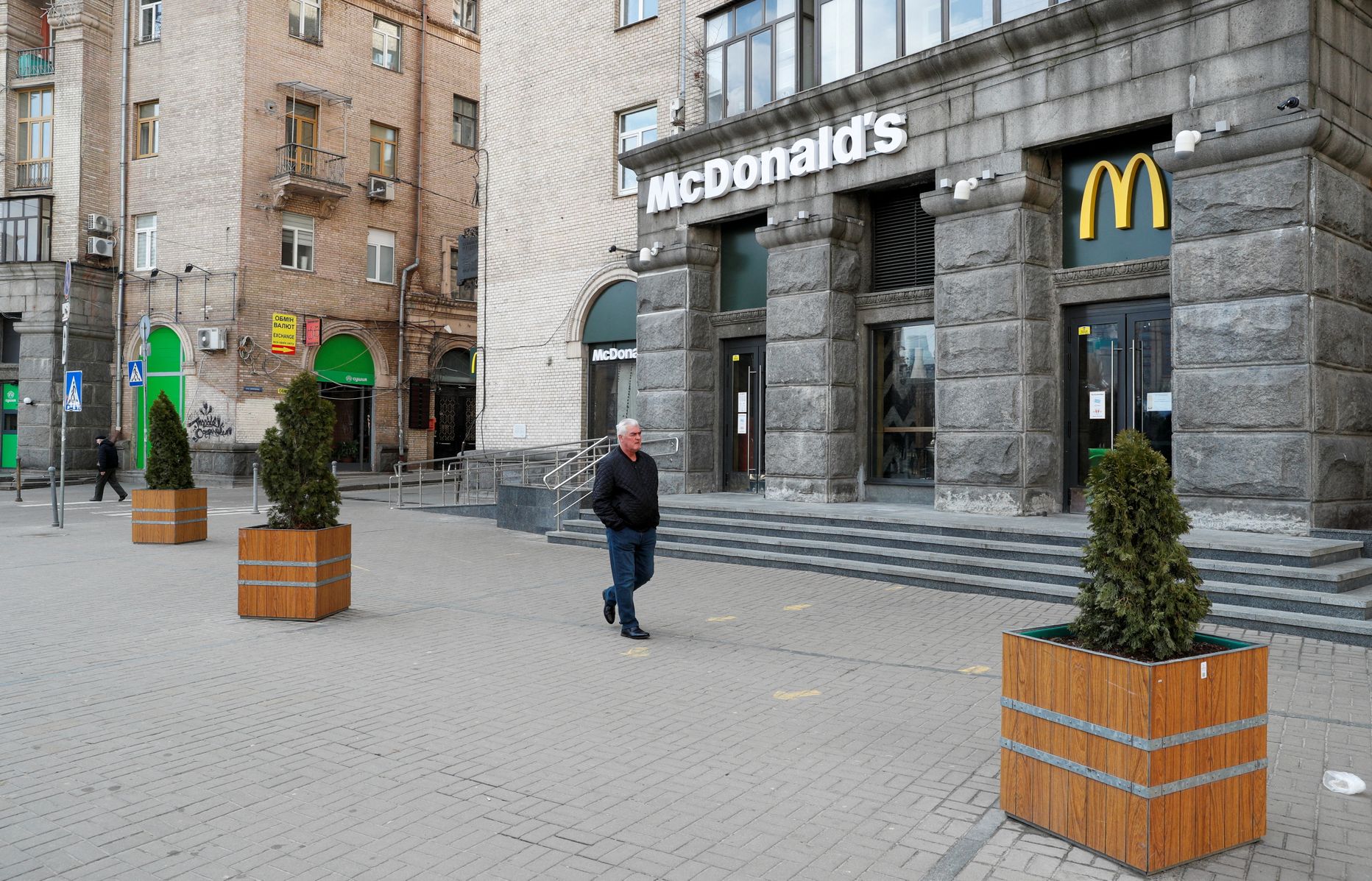 Один из ресторанов McDonald's в центре Киева.