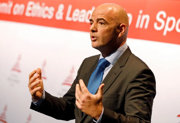 FIFA president Gianni Infantino on andnud valituks osutumise nimel lubadusi, millest tal on raske taganeda. FOTO: