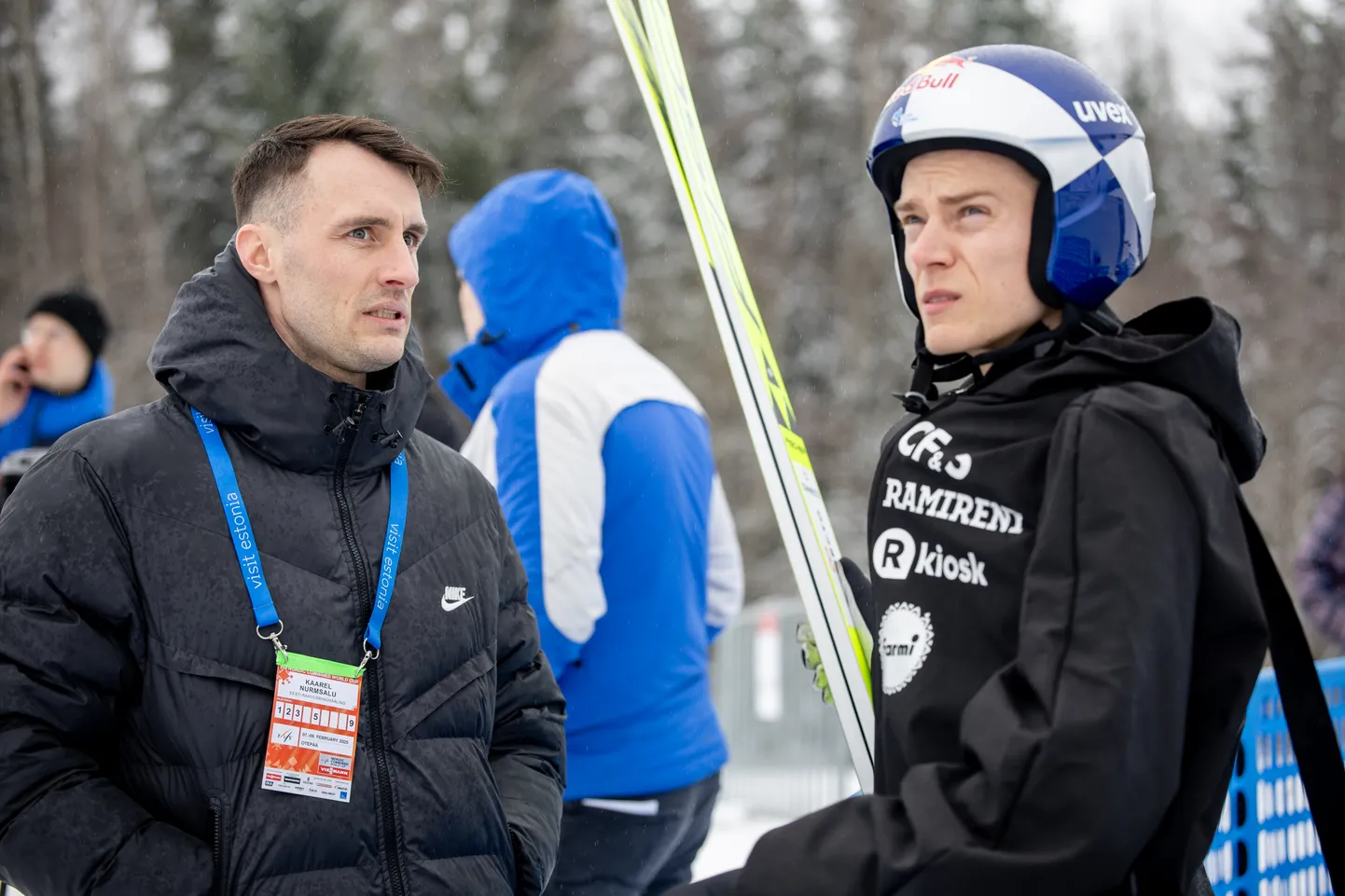 Kaarel Nurmsalu ja Kristjan Ilves veebruari alguses Otepää MK-etapil.