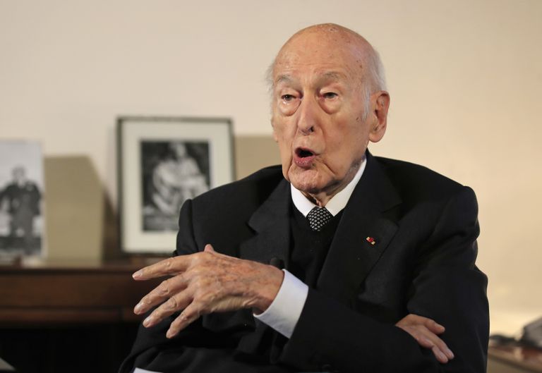 Prantsusmaa endine president Valery Giscard d'Estaing jaanuaris 2020