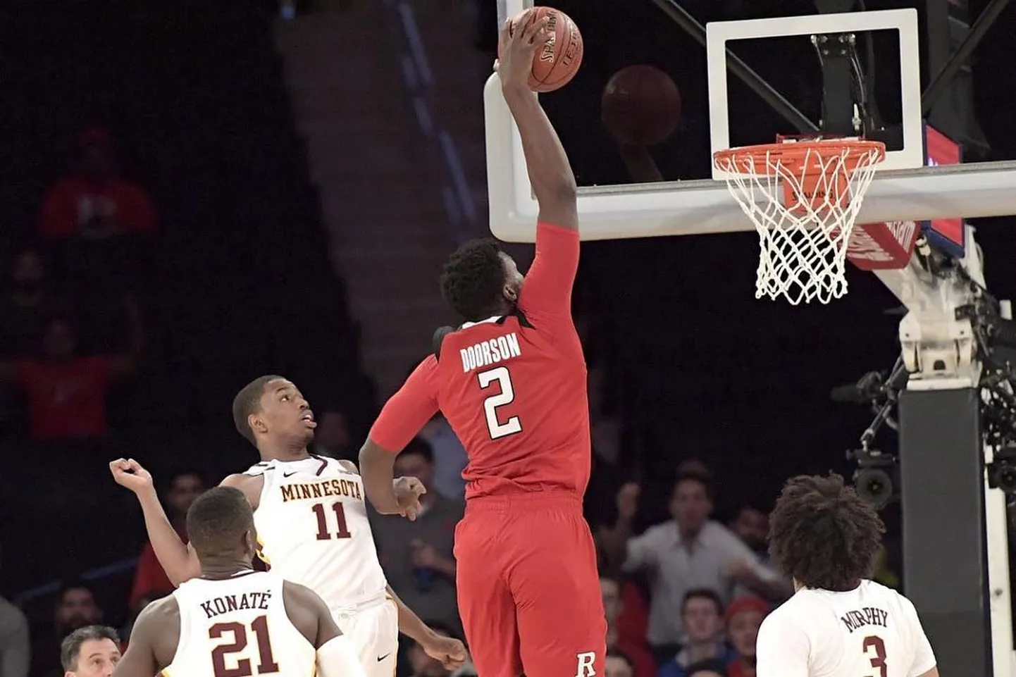 Rapla uus keskmängija Shaquille Doorson on karastunud NCAA üliõpilasliigas.