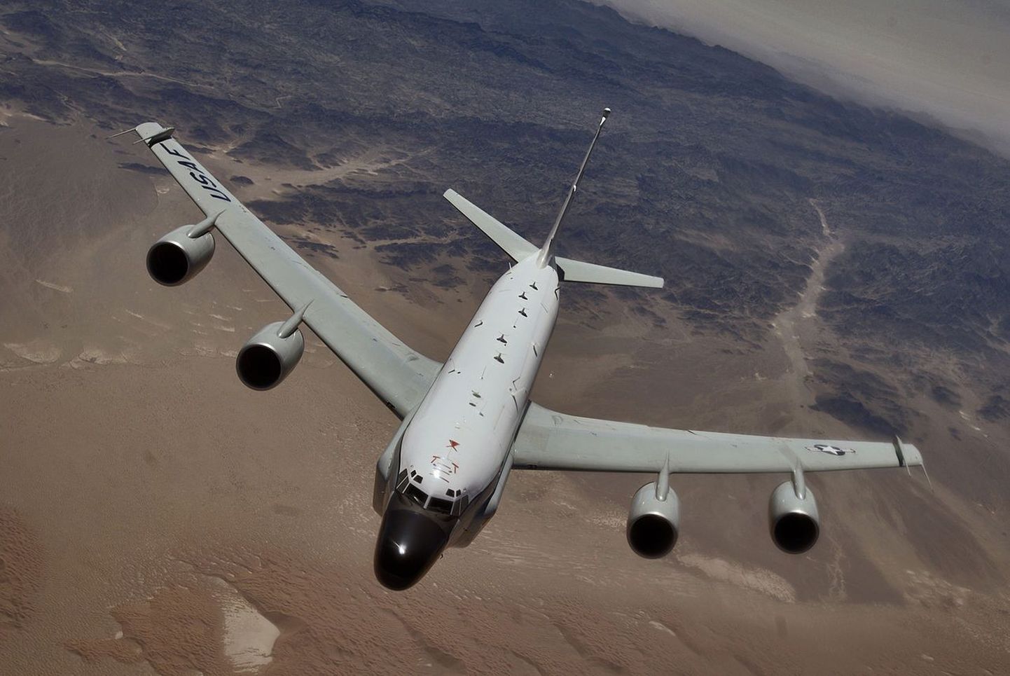USA õhujõudude strateegiline luurelennuk RC-135W.
