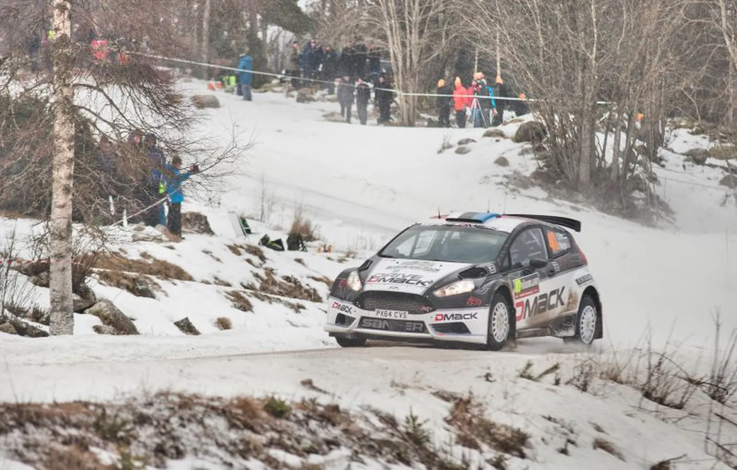 Sander Pärn Rootsi rallil.
