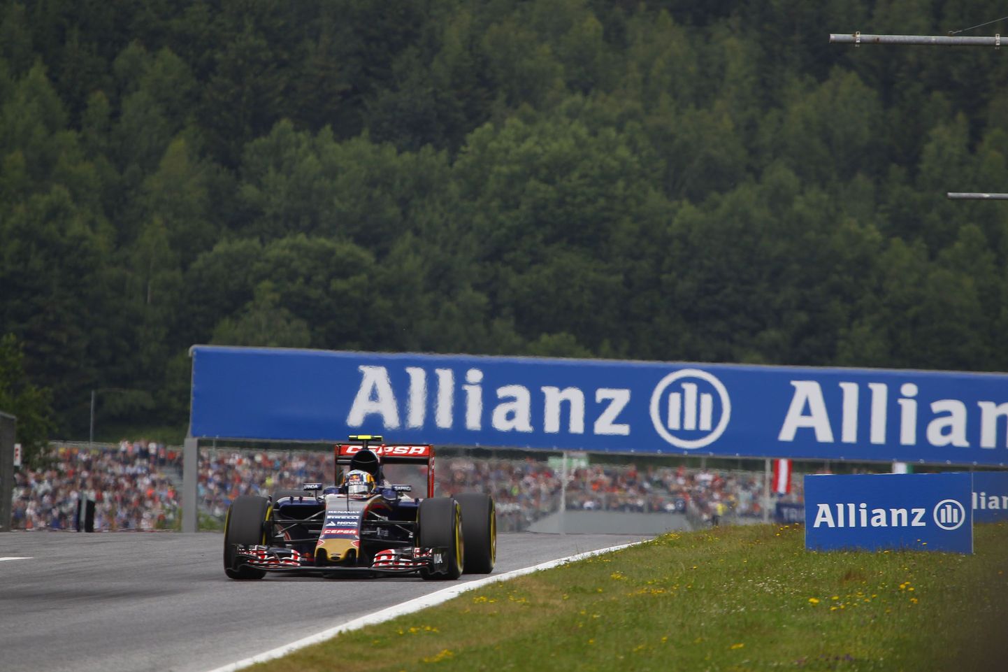Болид Даннила Квята на Гран-при Австрии.