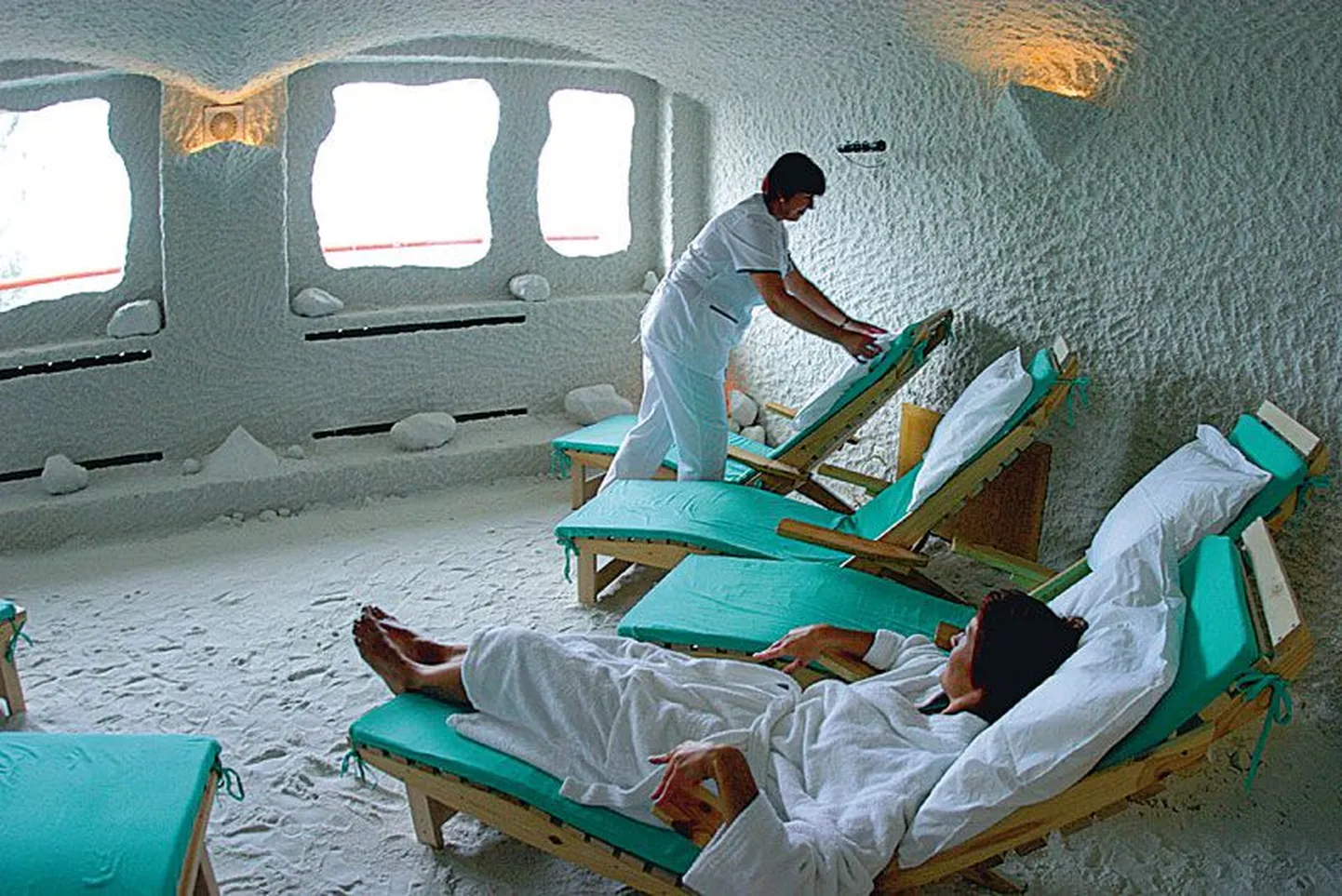 Cоляная камера в отеле Pirita TOP SPA. Иллюстративный снимок.
