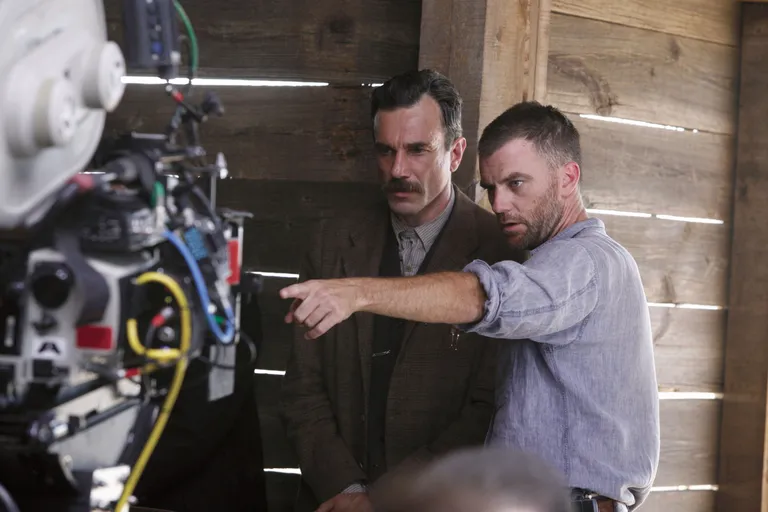 Paul Thomas Anderson ning näitleja Daniel-Day Lewis filmi «Veri hakkab voolama» võttel