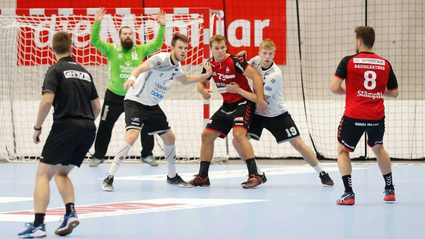 Mullu ei pääsenud Eesti meister Põlva Serviti eurosarja avaringist edasi, Šveitsi klubi BSV Bern oli napilt parem.