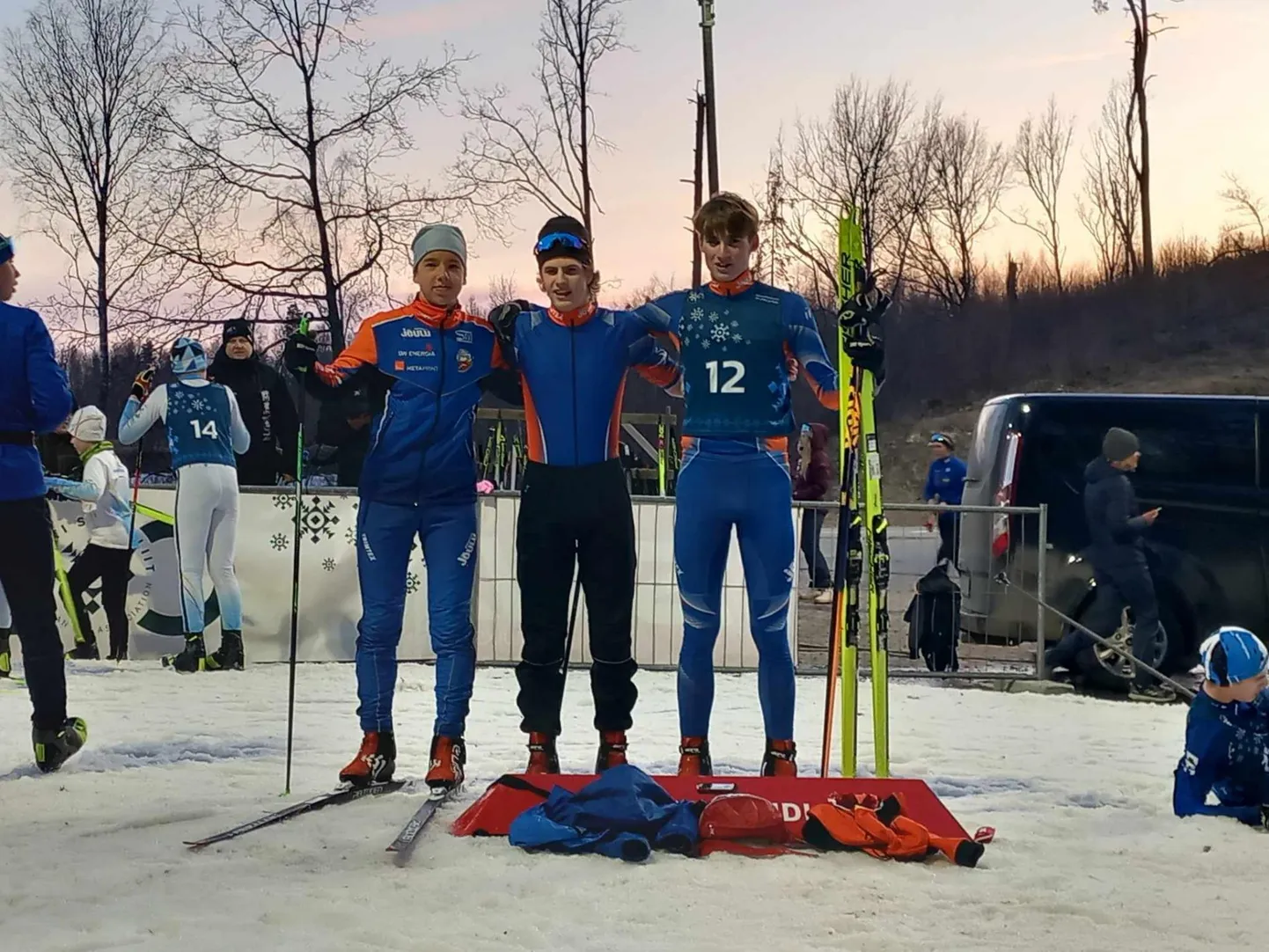 Andreas Aus, Rico-Marcus Luik ja Teet Järvoja saavutasid kolmanda koha.