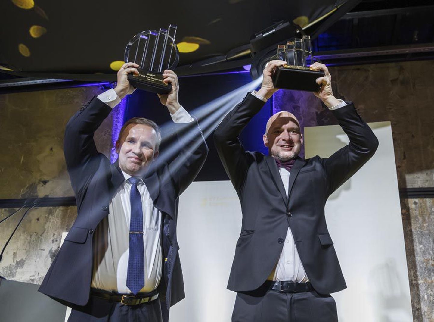 Märtsis tunnistati Viljandi mehed Arno Kütt (vasakul) ja Peep Kuld Eesti edukamateks ettevõtjateks ning nüüd käisid nad Eestit esindamas Monacos ettevõtjate olümpial.
