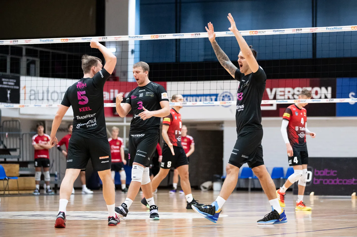 Taltechi mängijad.
