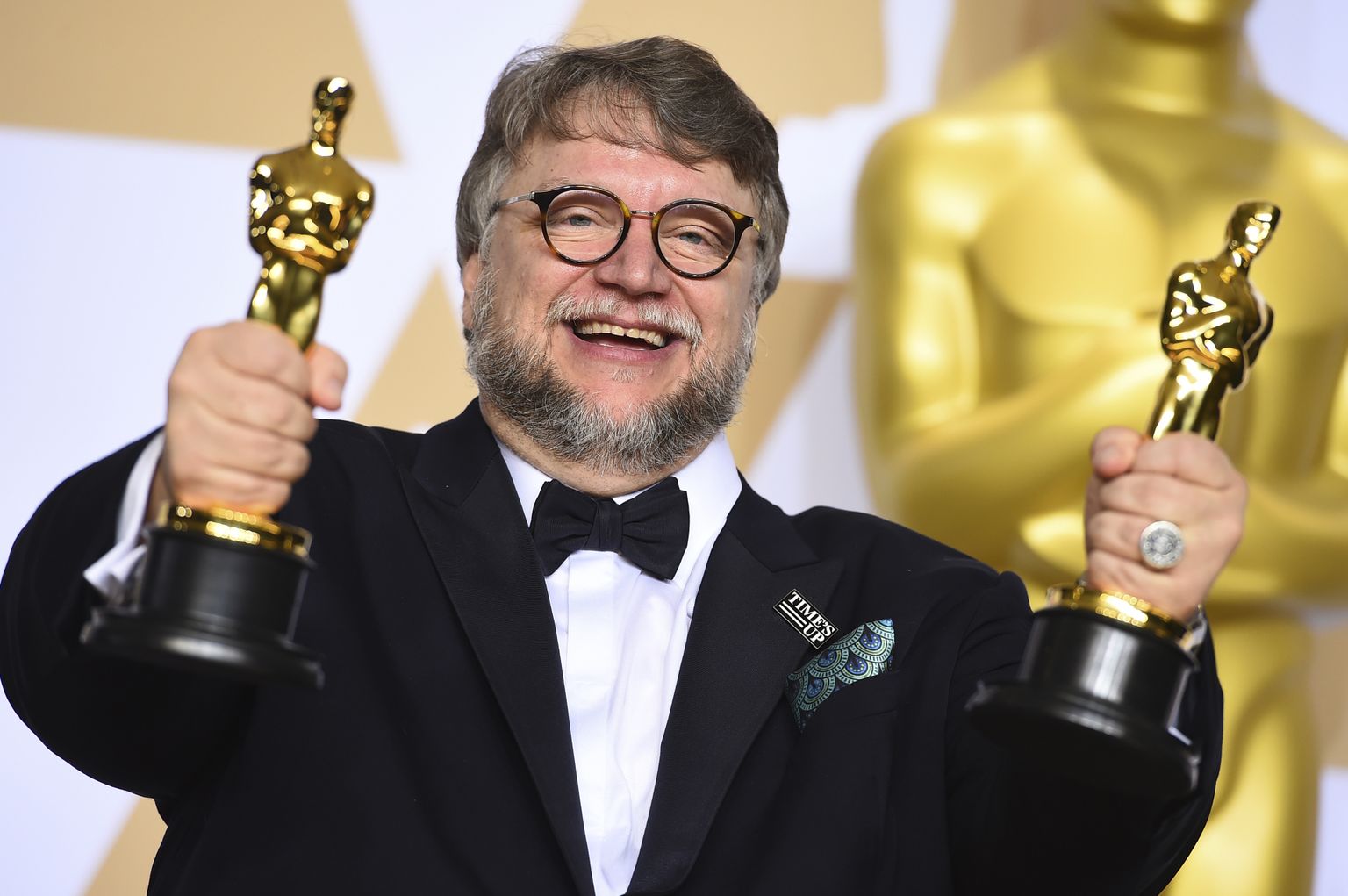 Režissöör Guillermo del Toro parima filmilavastaja ning parima filmi Oscariga aastal 2018 filmi «Vee puudutus» eest.