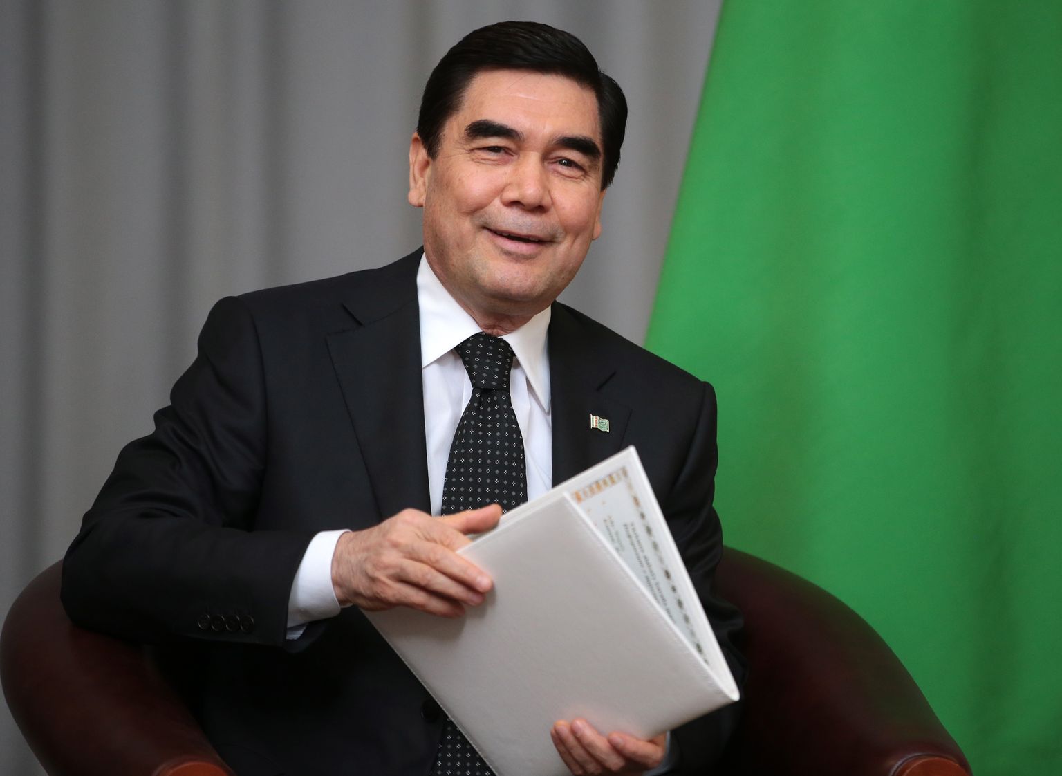 Türkmenistani president Gurbangulõ Berdimuhamedow.