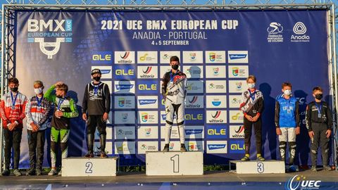 Eesti noormees jõudis oma vanuseklassi BMX-krossi Euroopa karikaetapil poodiumile