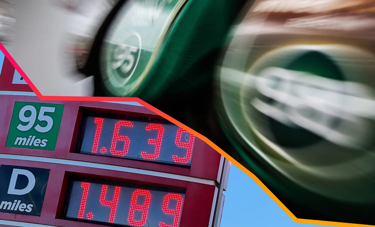 Kütuse hind Tallinna kesklinnas Circle K tanklas 4. aprilli keskpäeval.
