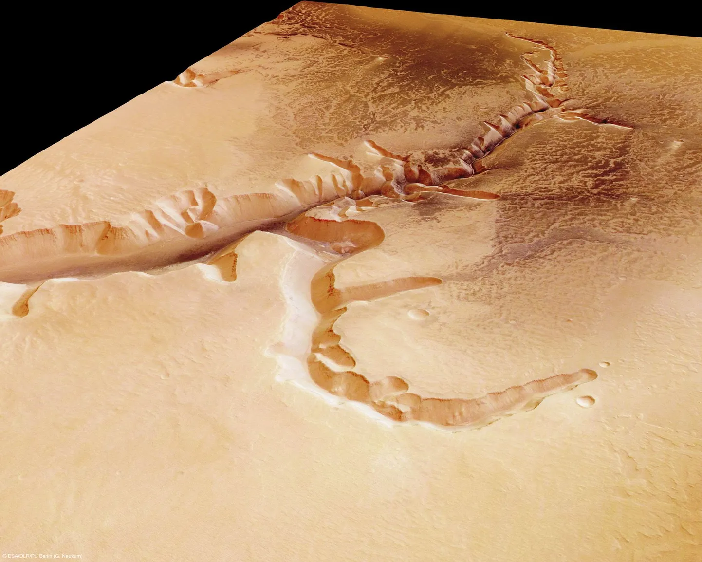 Marsi Echus Chasma piirkond