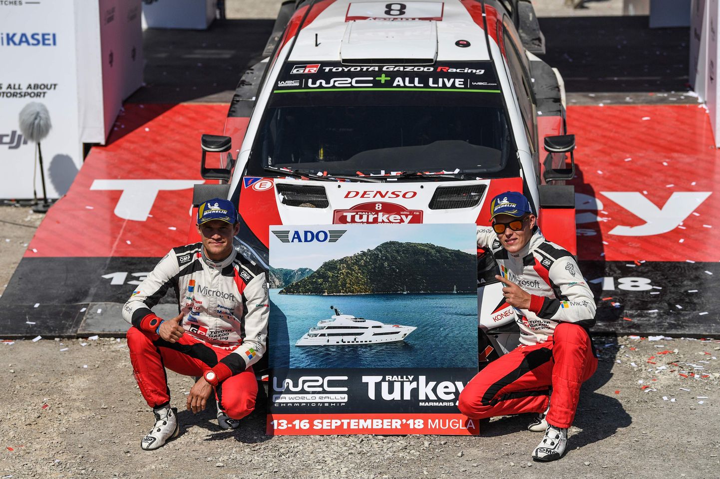 Türgi ralli võitjad Ott Tänak ja Martin Järveoja.