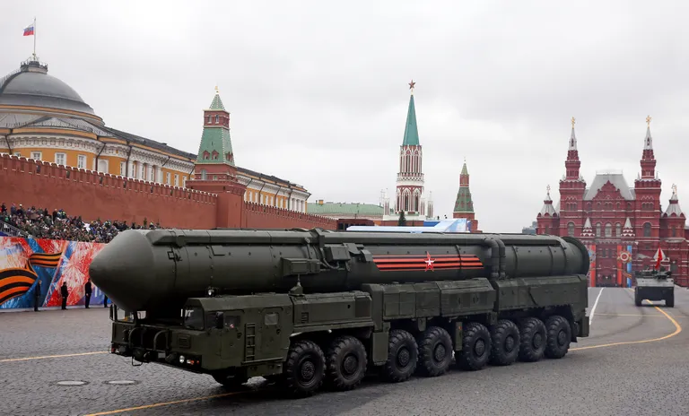 Kontinentidevahelised ballistilised raketid Jars RS-24. Foto: Maksim Šemetov / Reuters / Scanpix.