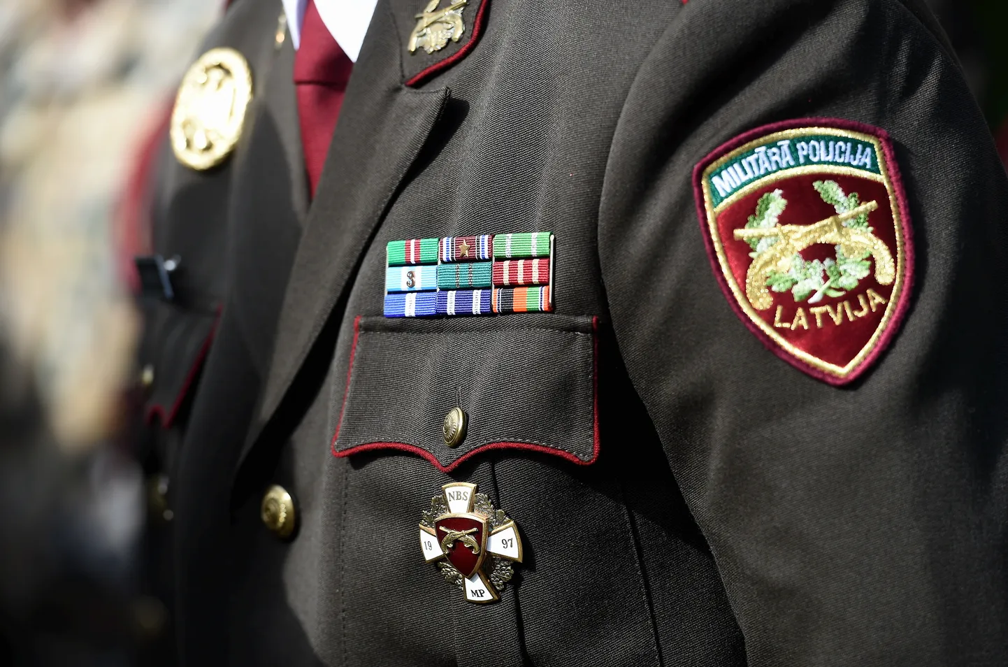Militārās policijas 20. gadadienas svinīgais atzīmēšanas pasākums laukumā pie Brīvības pieminekļa.