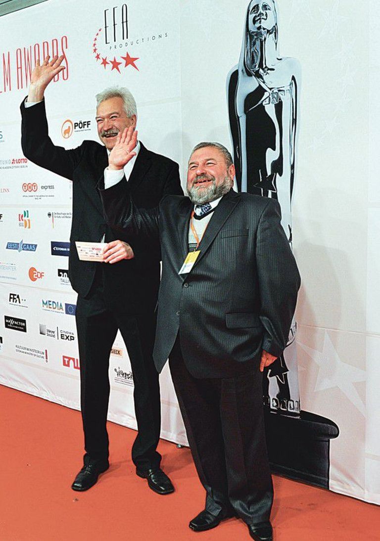 Известные тележурналисты Михаил Владиславлев (слева) и Александр Цукерман