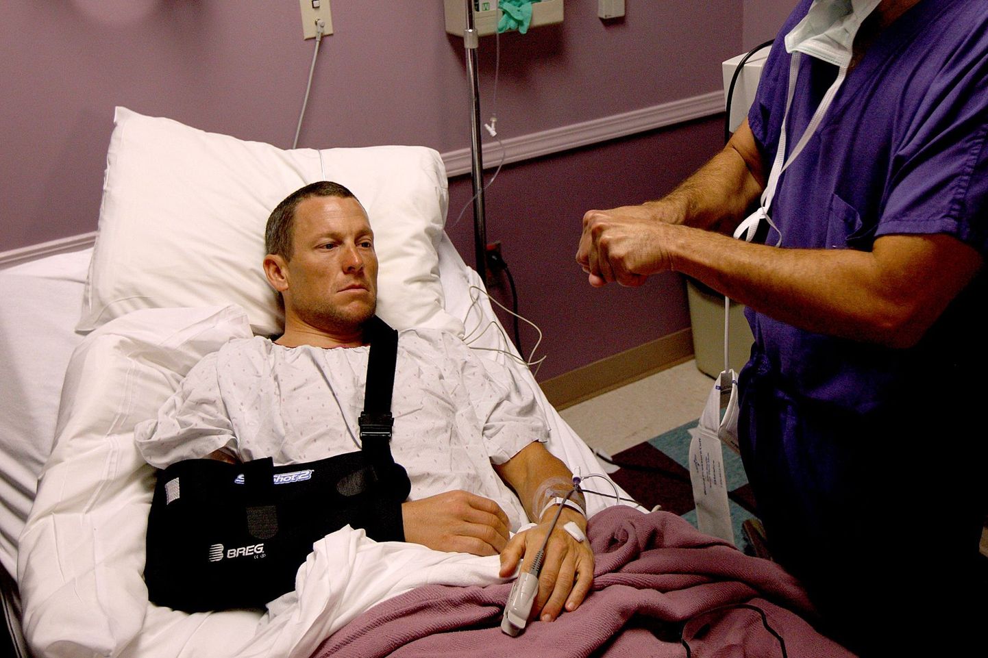Lance Armstrong enne operatsiooni.