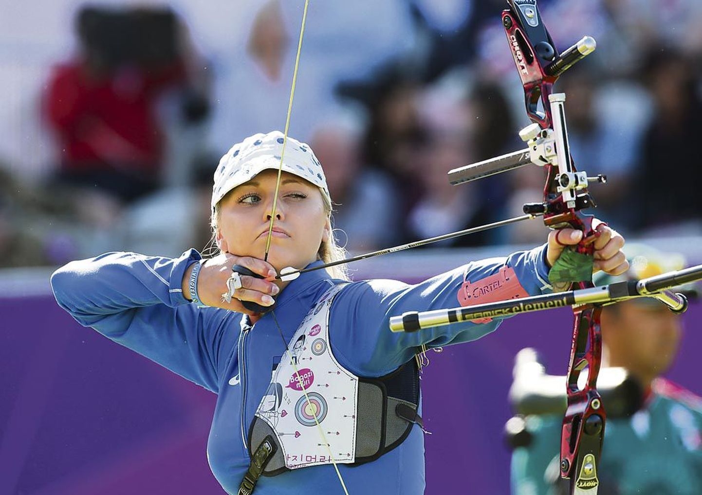 Londoni olümpimängude karastusega Reena Pärnat on sihile võtnud järgmised Eesti rekordid.