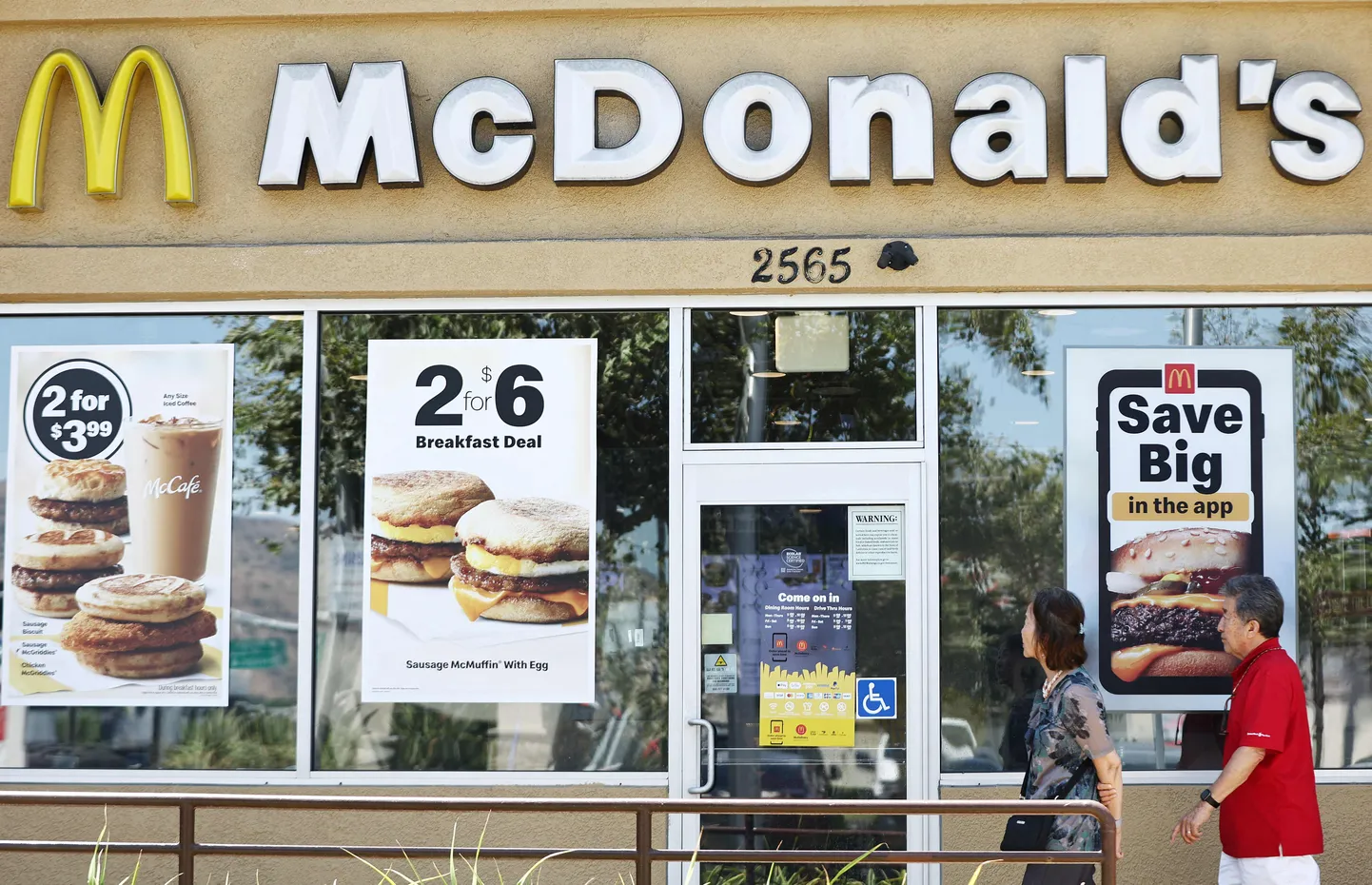 Pildil: McDonaldsi restoran Californias