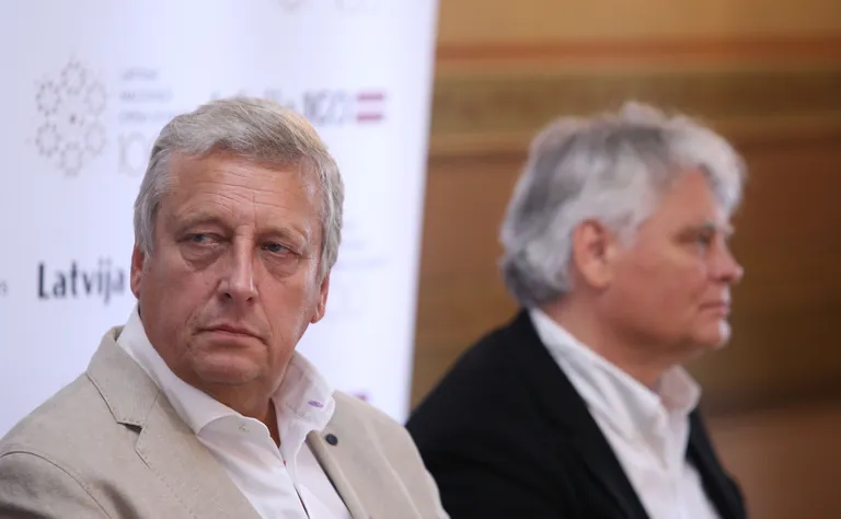 Зигмар Лиепиньш и Айвар Лейманис