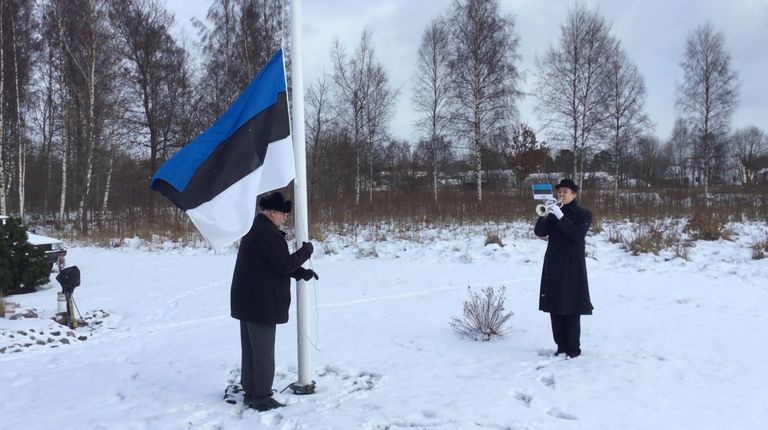 Kaidi Flemström saatis pildi sellest, kuidas iseseisvuspäeva tähistati Gotlandi saarel.