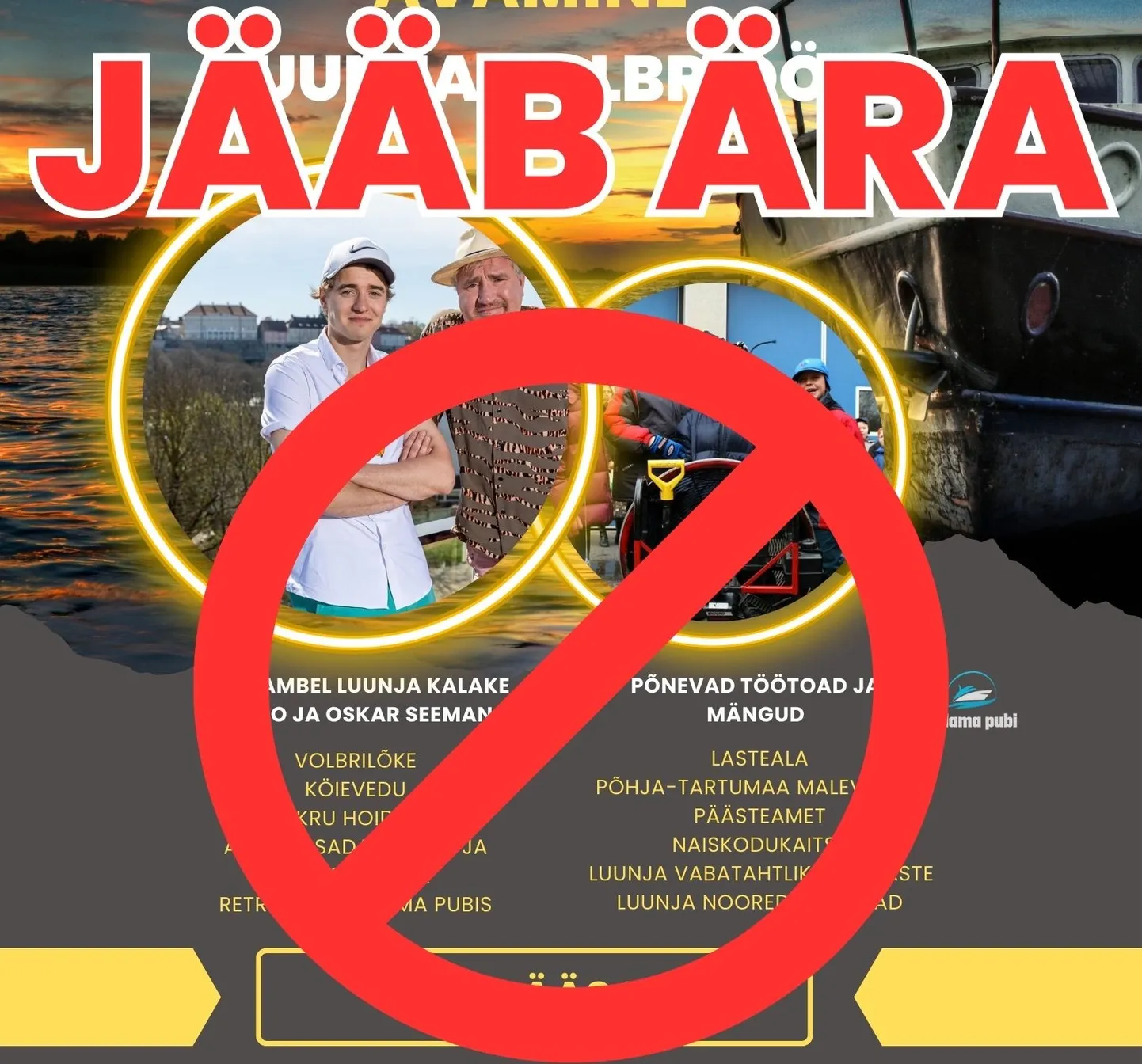 Tähelepanu, pidu jääb ära!