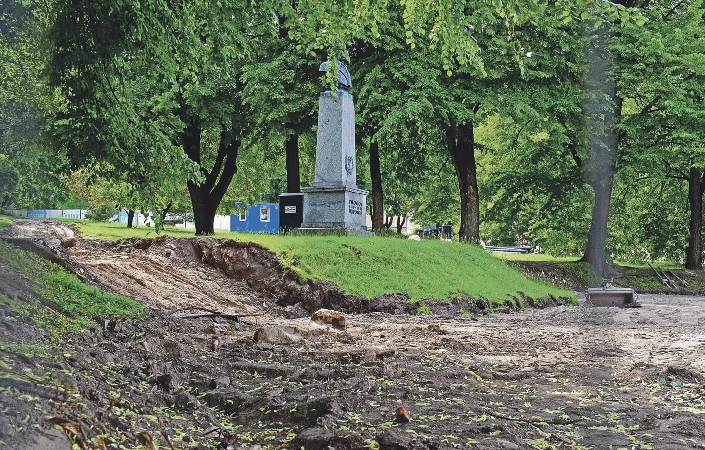 Küllap jääb Pirogovi park soojal ajal populaarseks ajaveetmiskohaks ka pärast uuenduskuuri läbimist. Sestap oleks kõigiti paslik, kui Tartu ülikooli, rootsiaegse Academia Gustaviana trükikoja, ühtlasi Tartu linna esimese trükikoja umbkaudne asukoht seal väärika metalltahvliga tähistatud saaks.