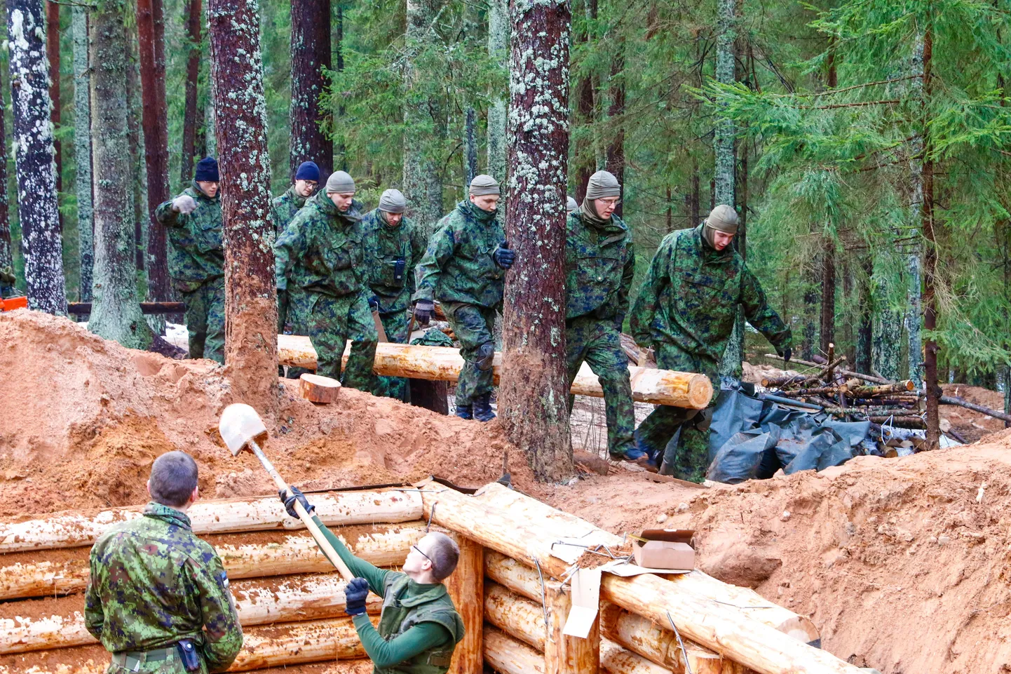 Põhipunker, mis kuulub ka taastamiskavas olevate objektide hulka, oli Kuperjanovi pataljoni noormeeste jõul saanud kolmapäeval sellisesse seisu, et peaks valmima neljapäevaks.